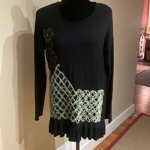 Save the Queen designer knit sweater (Med)
